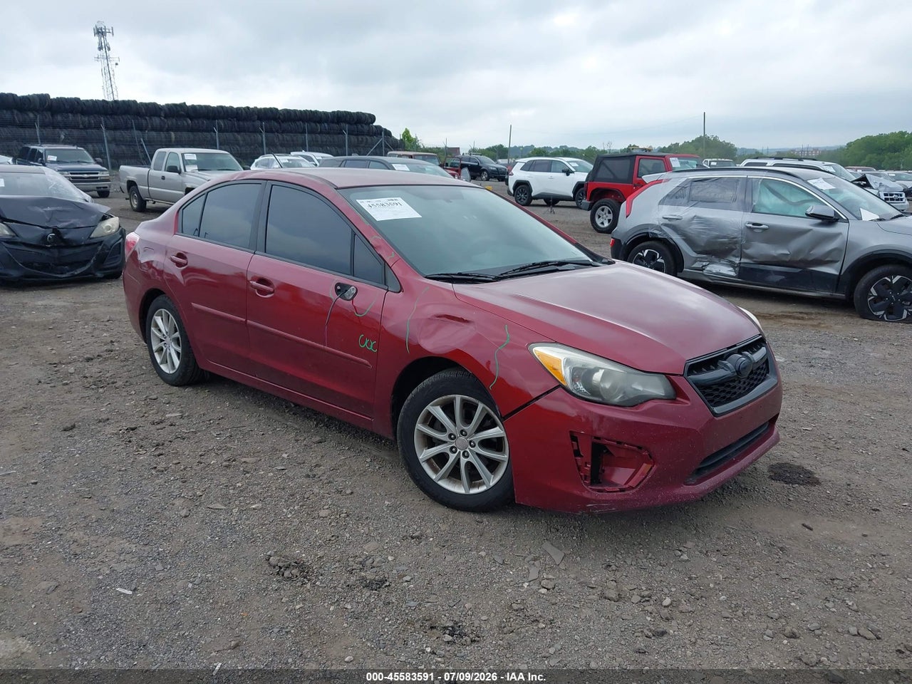 JF1GJAC65DH****** · 2013 SUBARU IMPREZA 2.0I PREMIUM