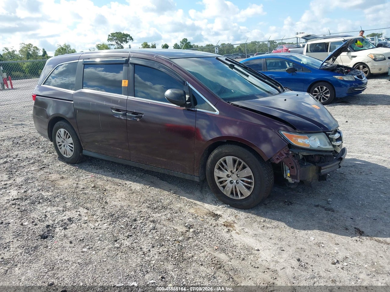 5FNRL5H25EB****** · 2014 HONDA ODYSSEY LX