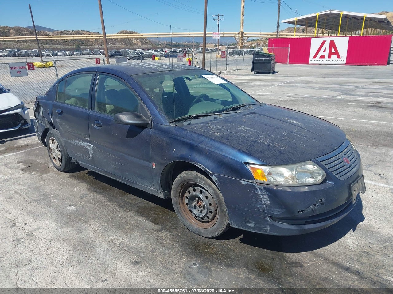 1G8AJ55F17Z****** · 2007 SATURN ION 2