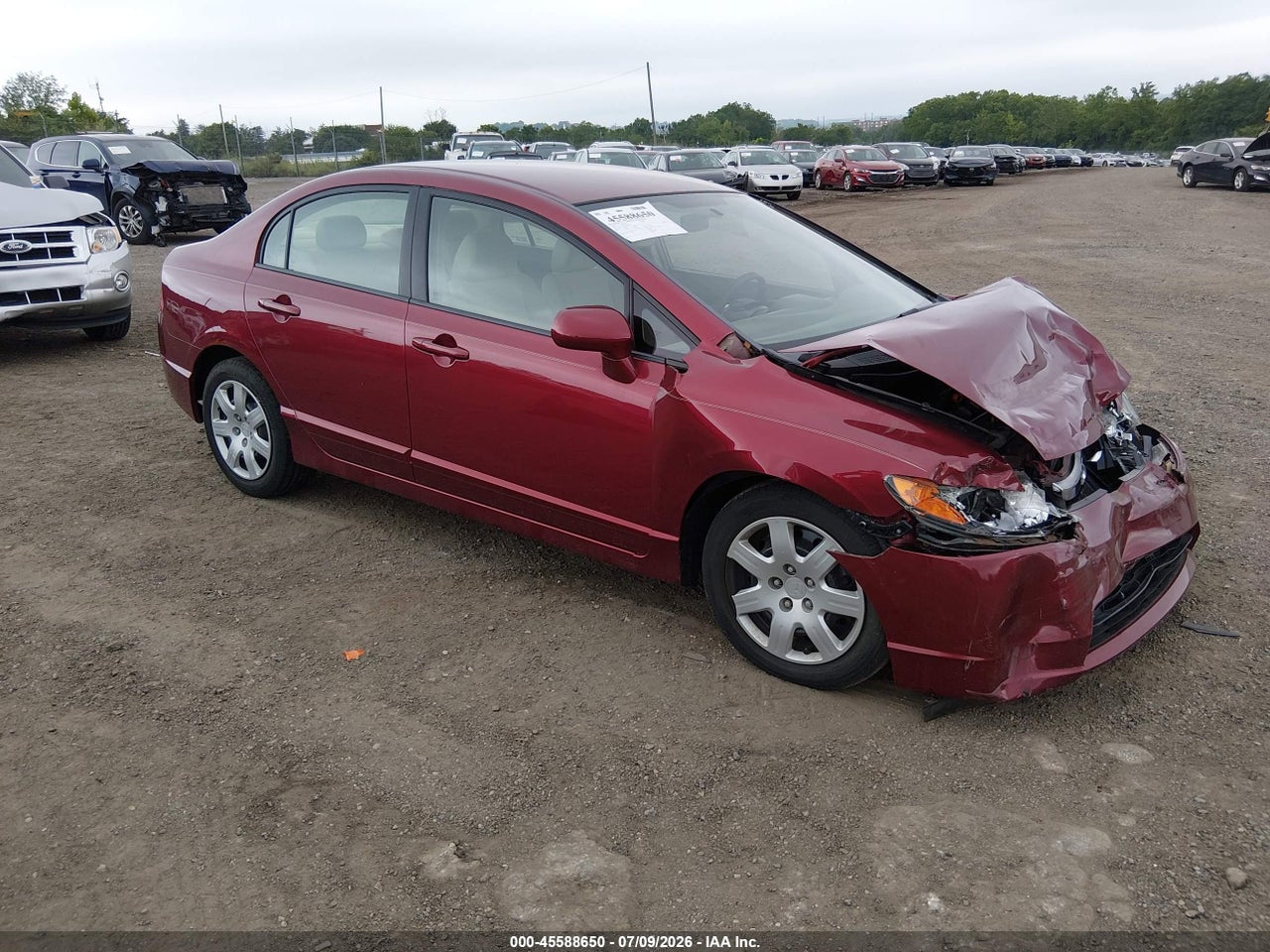 1HGFA16577L****** · 2007 HONDA CIVIC LX