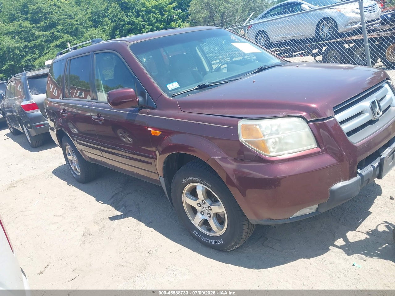 2HKYF18567H****** · 2007 HONDA PILOT EX-L