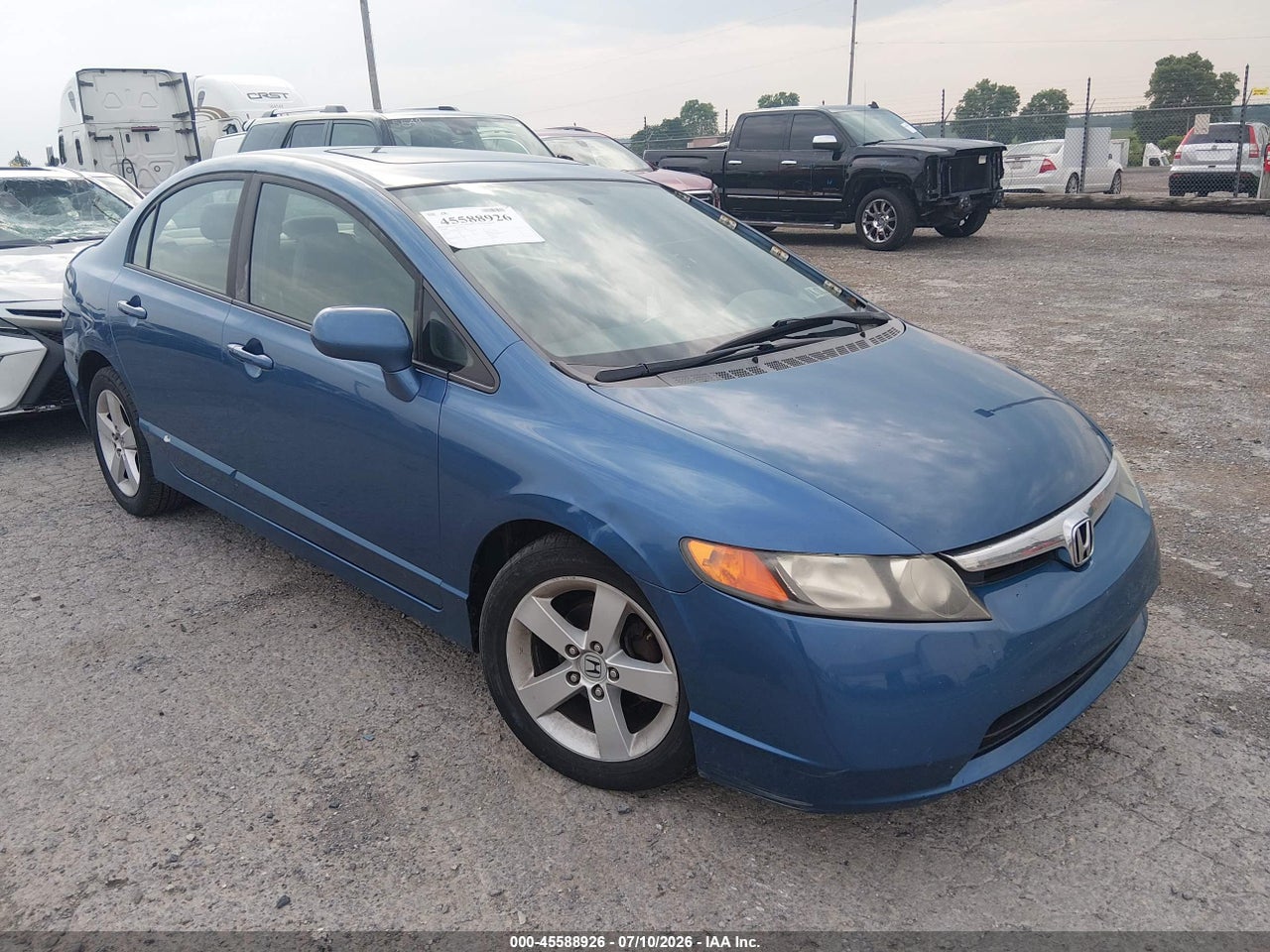 1HGFA16868L****** · 2008 HONDA CIVIC EX