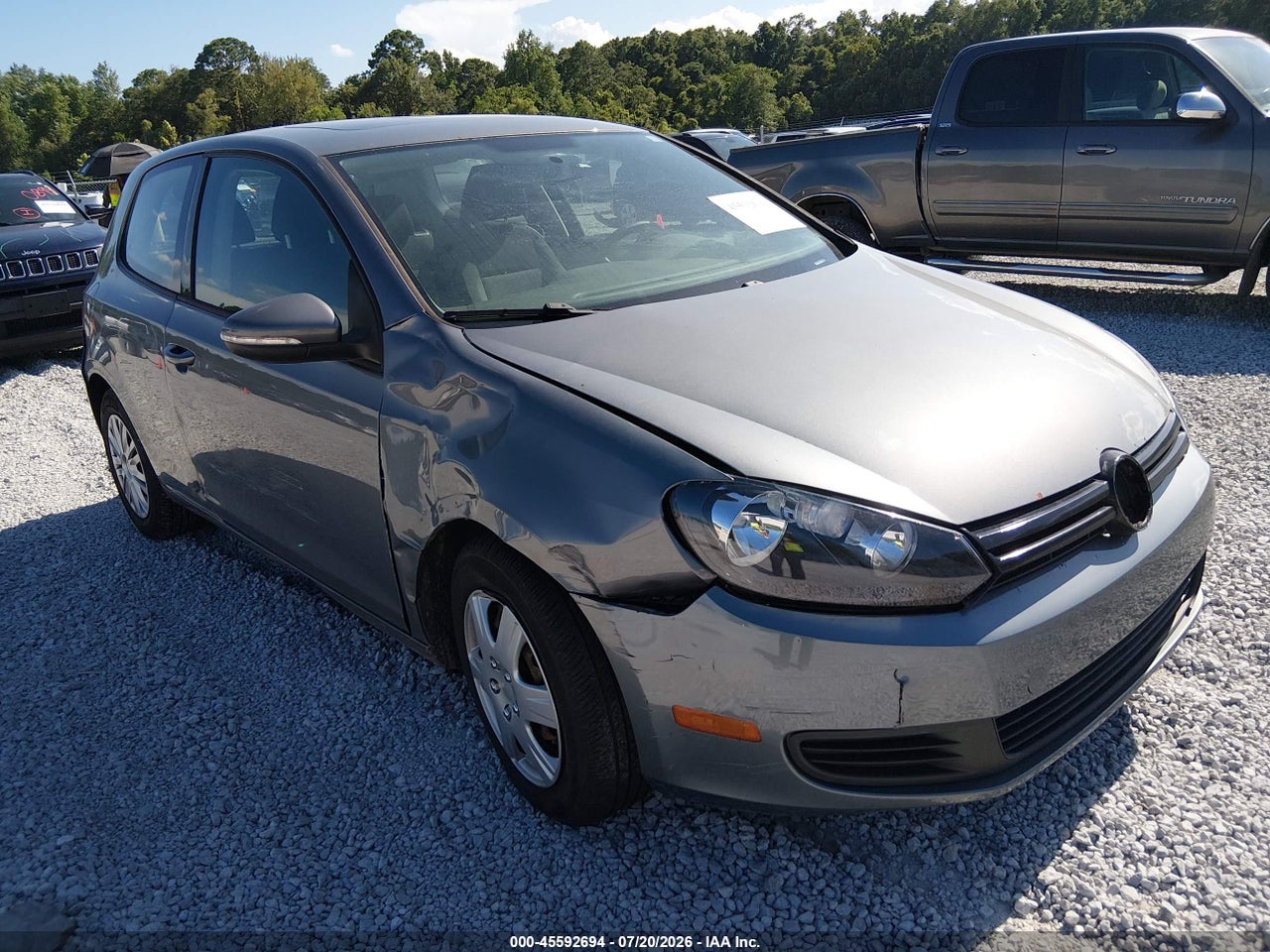 WVWBB7AJ9CW****** · 2012 VOLKSWAGEN GOLF 2.5L 2-DOOR