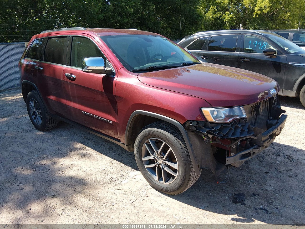 1C4RJFBG4HC****** · 2017 JEEP GRAND CHEROKEE LIMITED 4X4