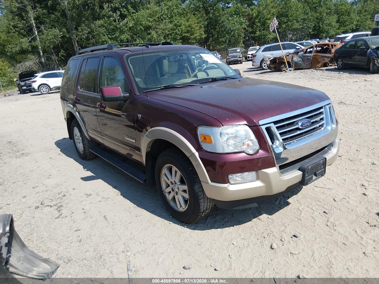 1FMEU74848U****** · 2008 FORD EXPLORER EDDIE BAUER
