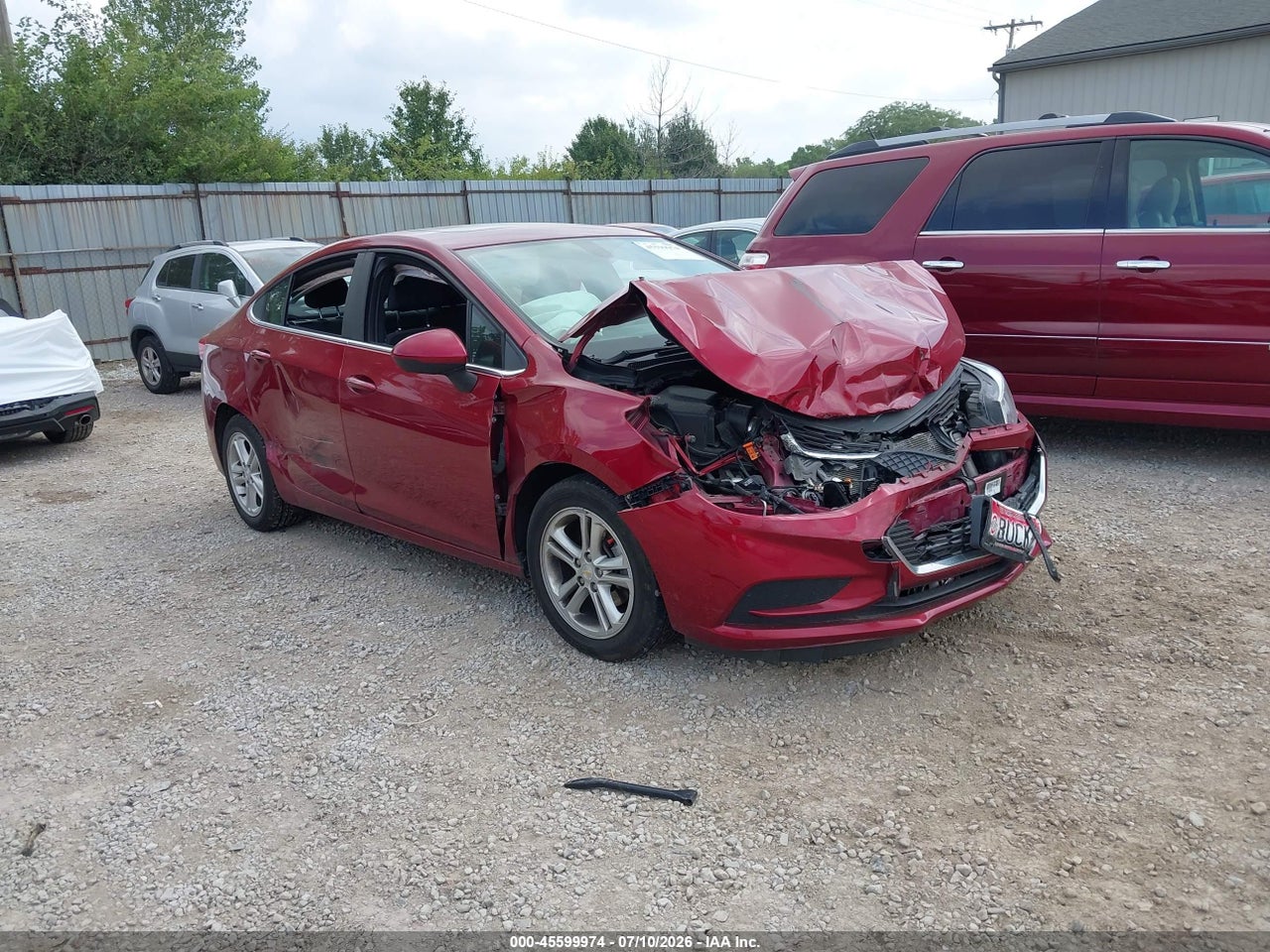 1G1BE5SMXH7****** · 2017 CHEVROLET CRUZE LT AUTO