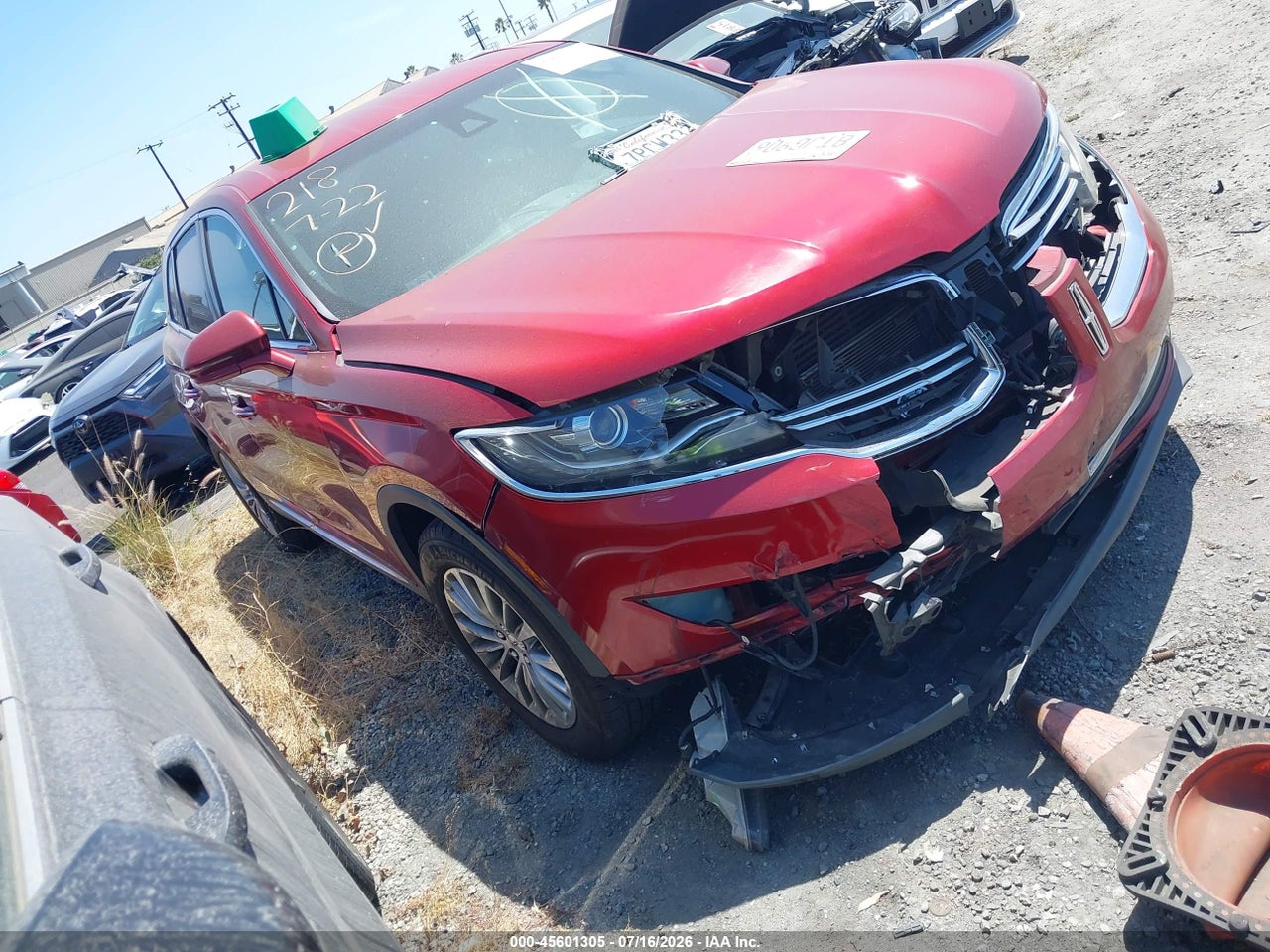 2LMPJ6KRXGB****** · 2016 LINCOLN MKX SELECT