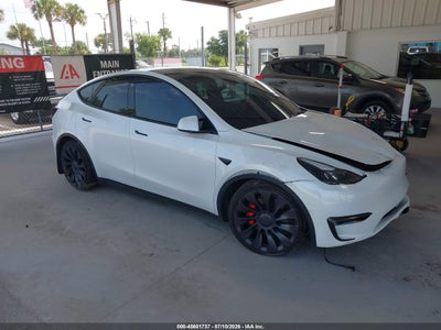 7SAYGDEF9NF****** · 2022 TESLA MODEL Y PERFORMANCE DUAL MOTOR ALL-WHEEL DRIVE