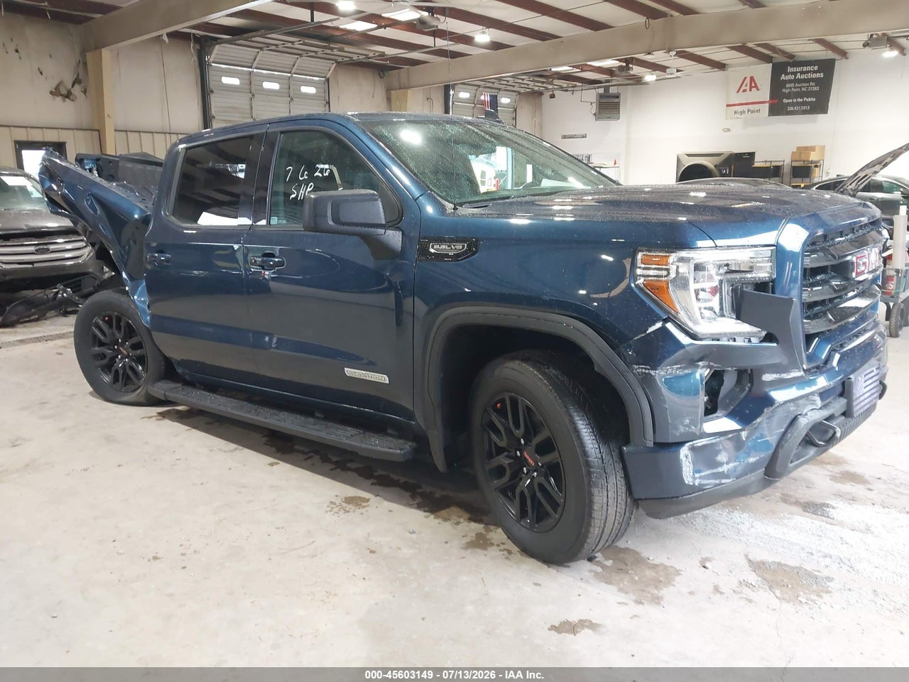 3GTU9CED9MG****** · 2021 GMC SIERRA 1500 4WD  SHORT BOX ELEVATION
