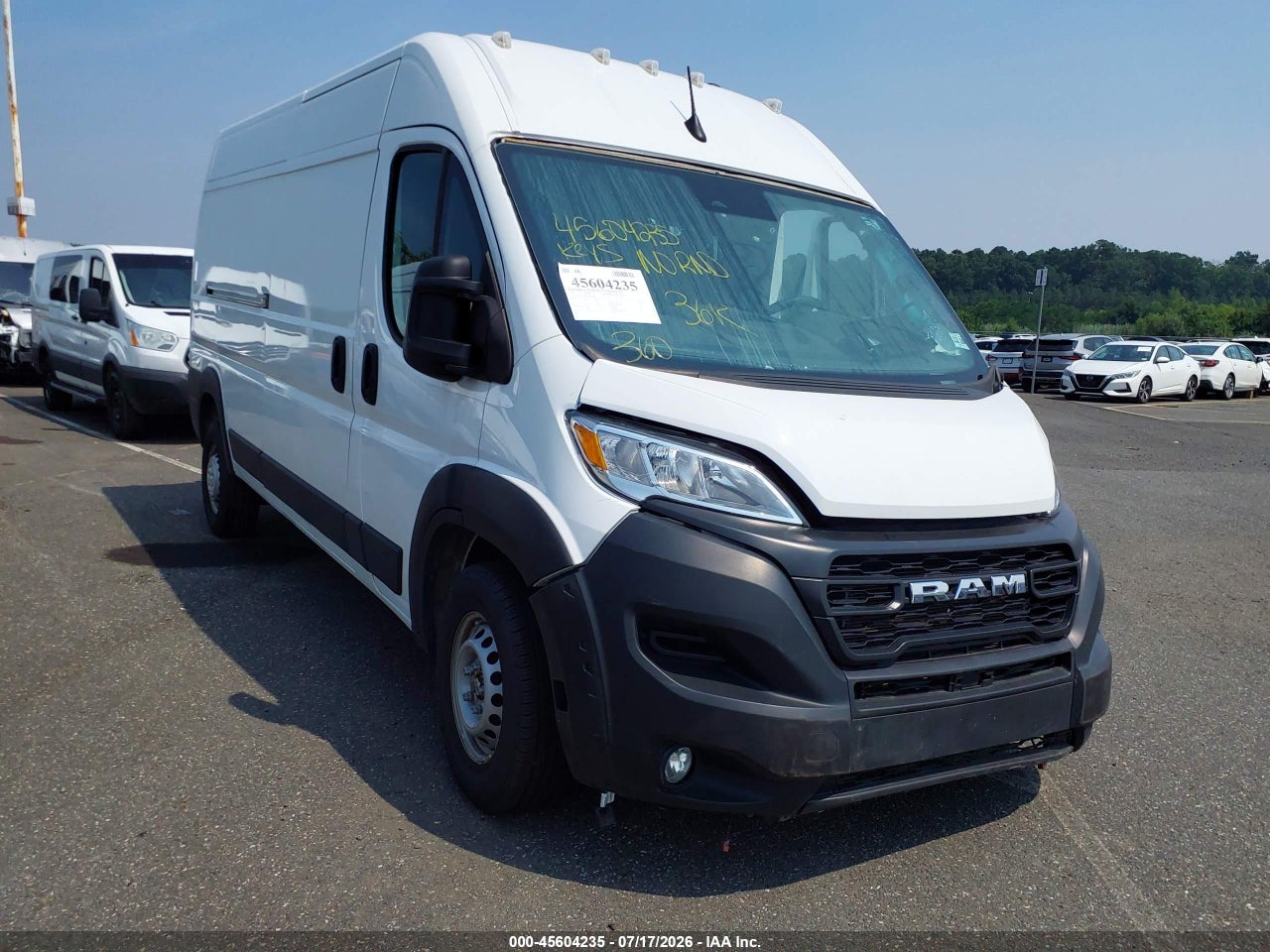 3C6LRVDG5SE****** · 2025 RAM PROMASTER 2500 TRADESMAN HIGH ROOF 159 WB W/PASS SEAT