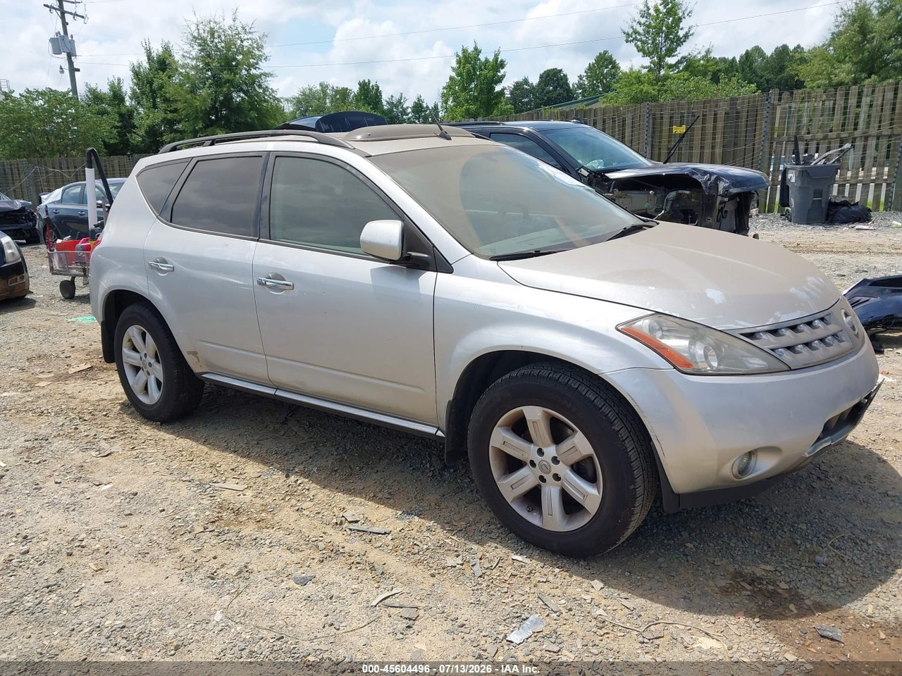 JN8AZ08WX7W****** · 2007 NISSAN MURANO SL