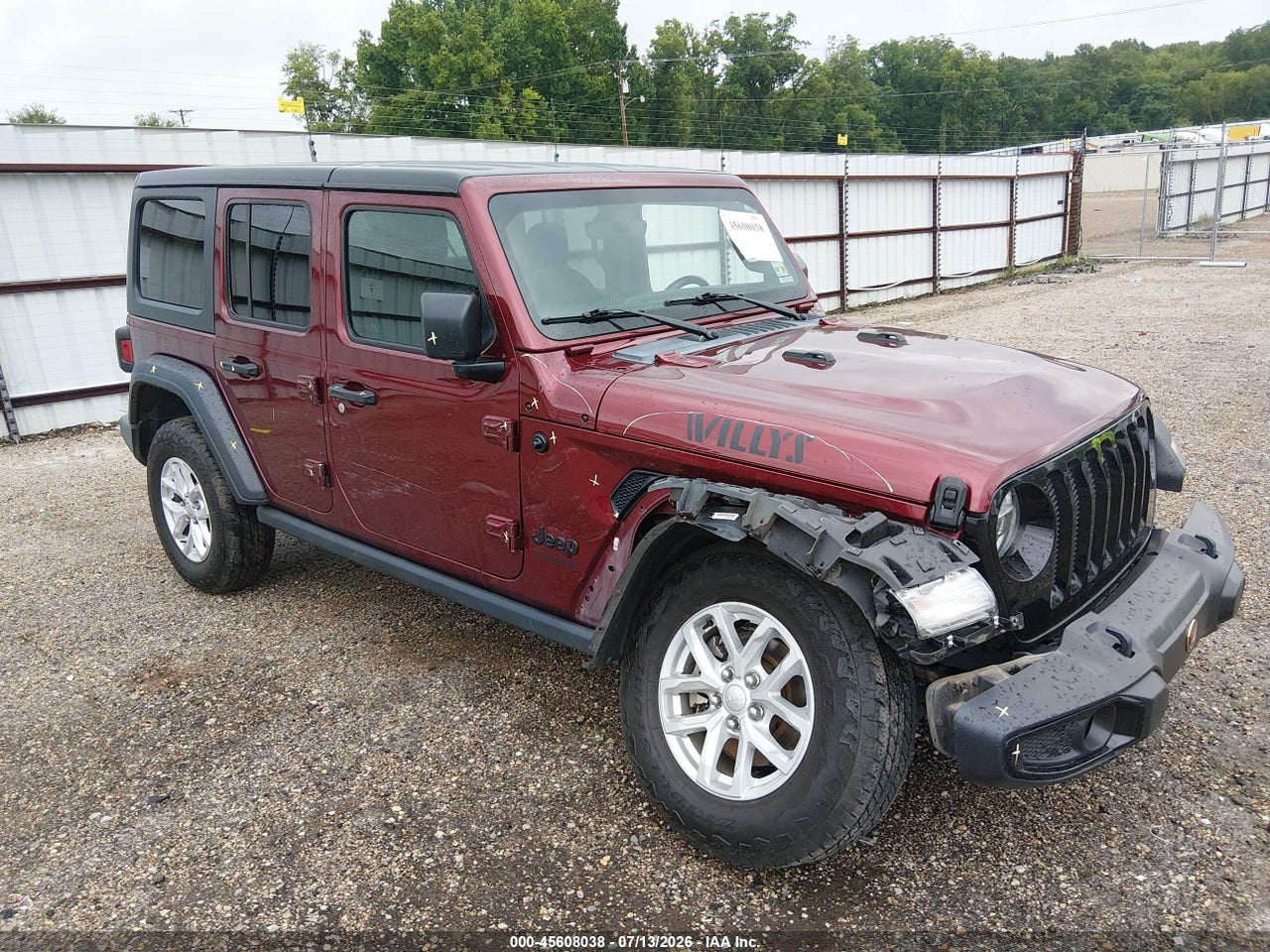 1C4HJXDN0MW****** · 2021 JEEP WRANGLER UNLIMITED WILLYS 4X4