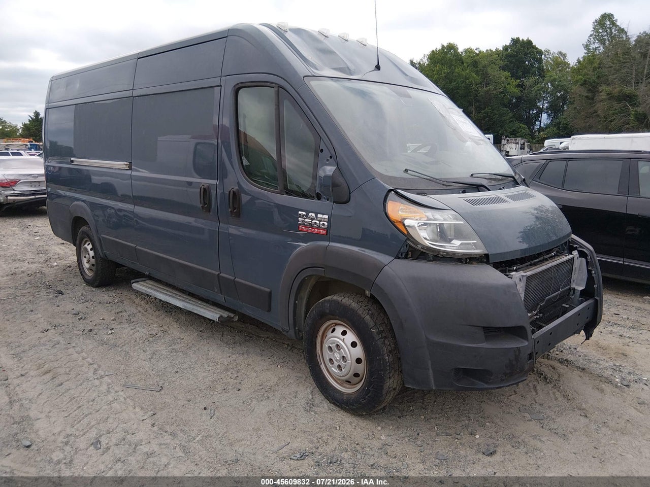 3C6URVJGXKE****** · 2019 RAM PROMASTER 3500 CARGO VAN HIGH ROOF 159 WB EXT