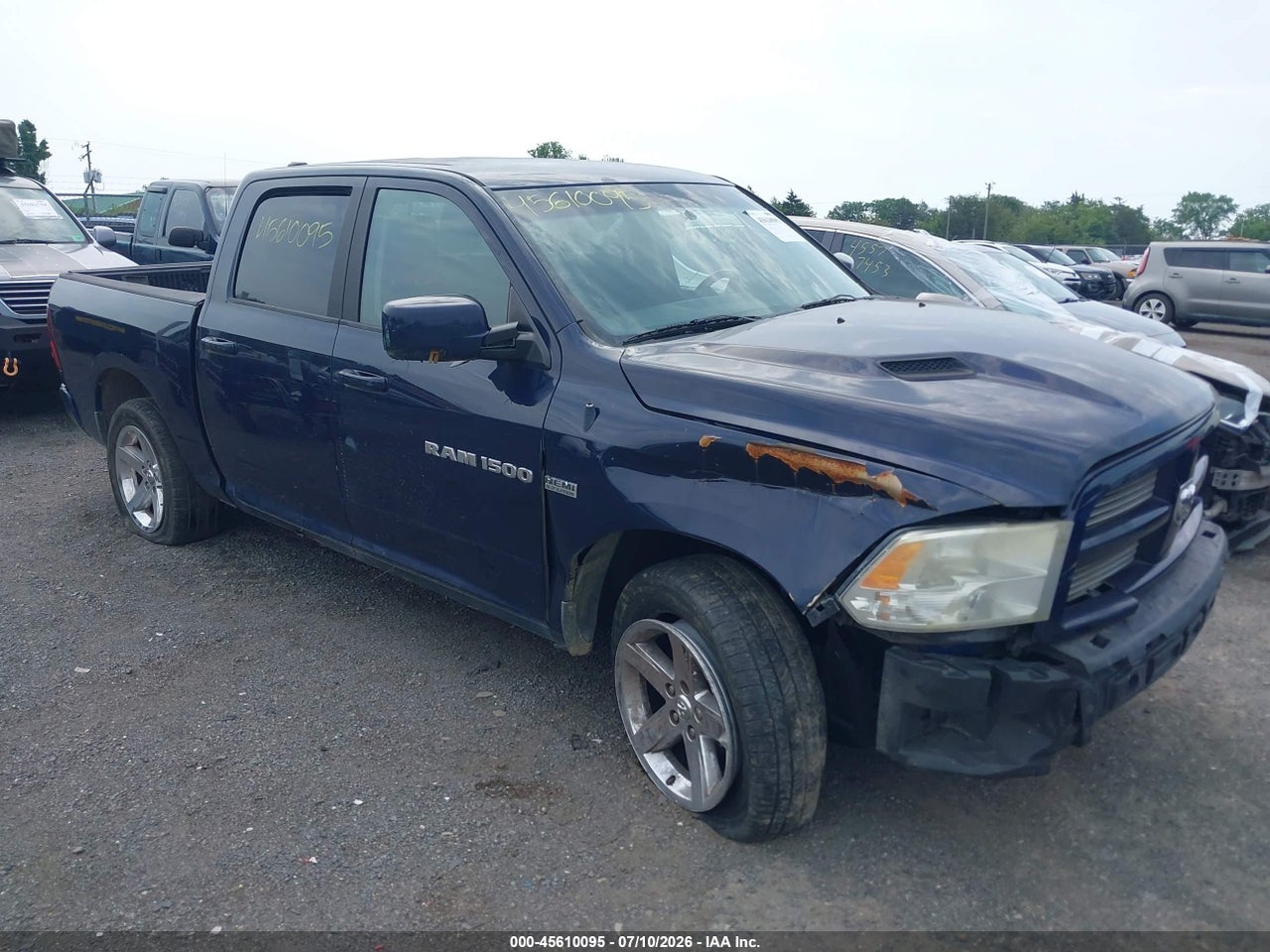 1C6RD7MT0CS****** · 2012 RAM 1500 SPORT