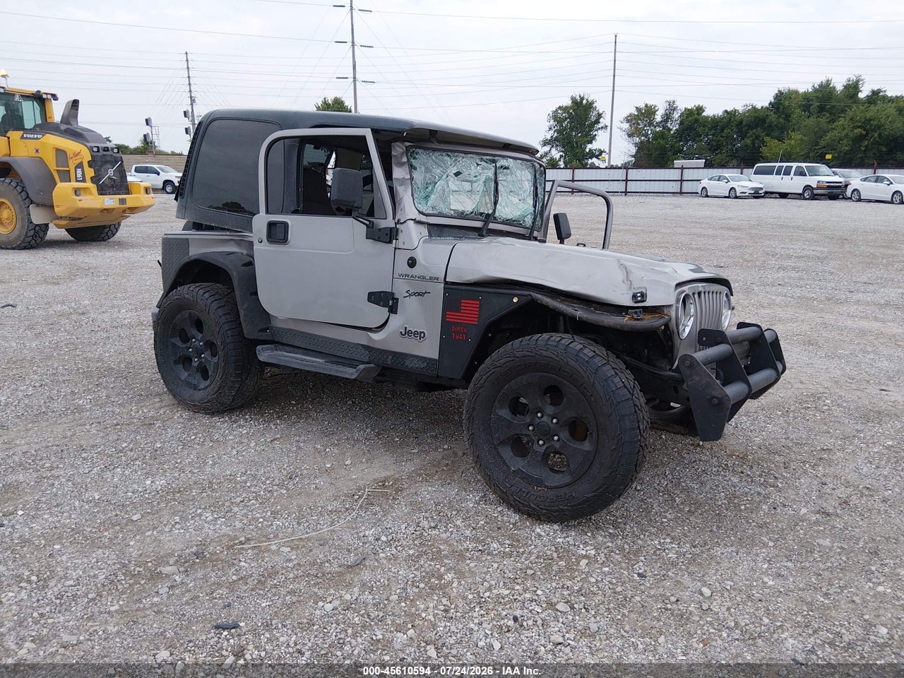 1J4FA49SX2P****** · 2002 JEEP WRANGLER SPORT