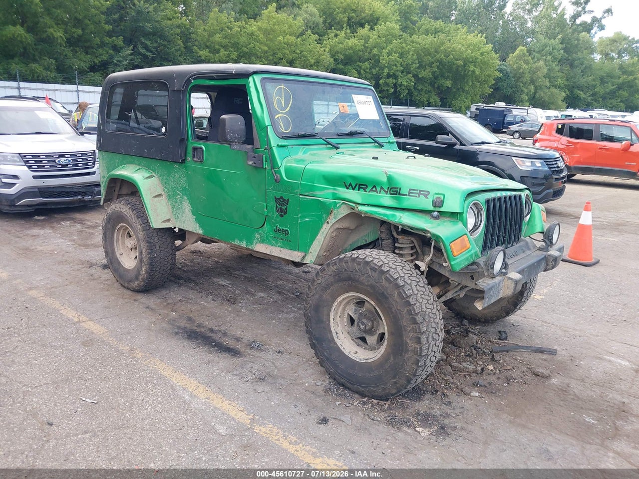 1J4FA49SX4P****** · 2004 JEEP WRANGLER UNLIMITED