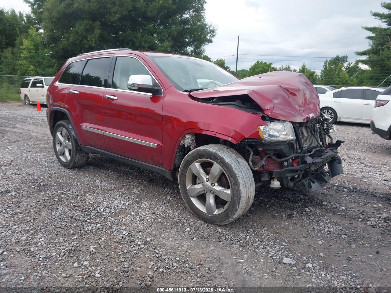 1C4RJECG7CC****** · 2012 JEEP GRAND CHEROKEE OVERLAND