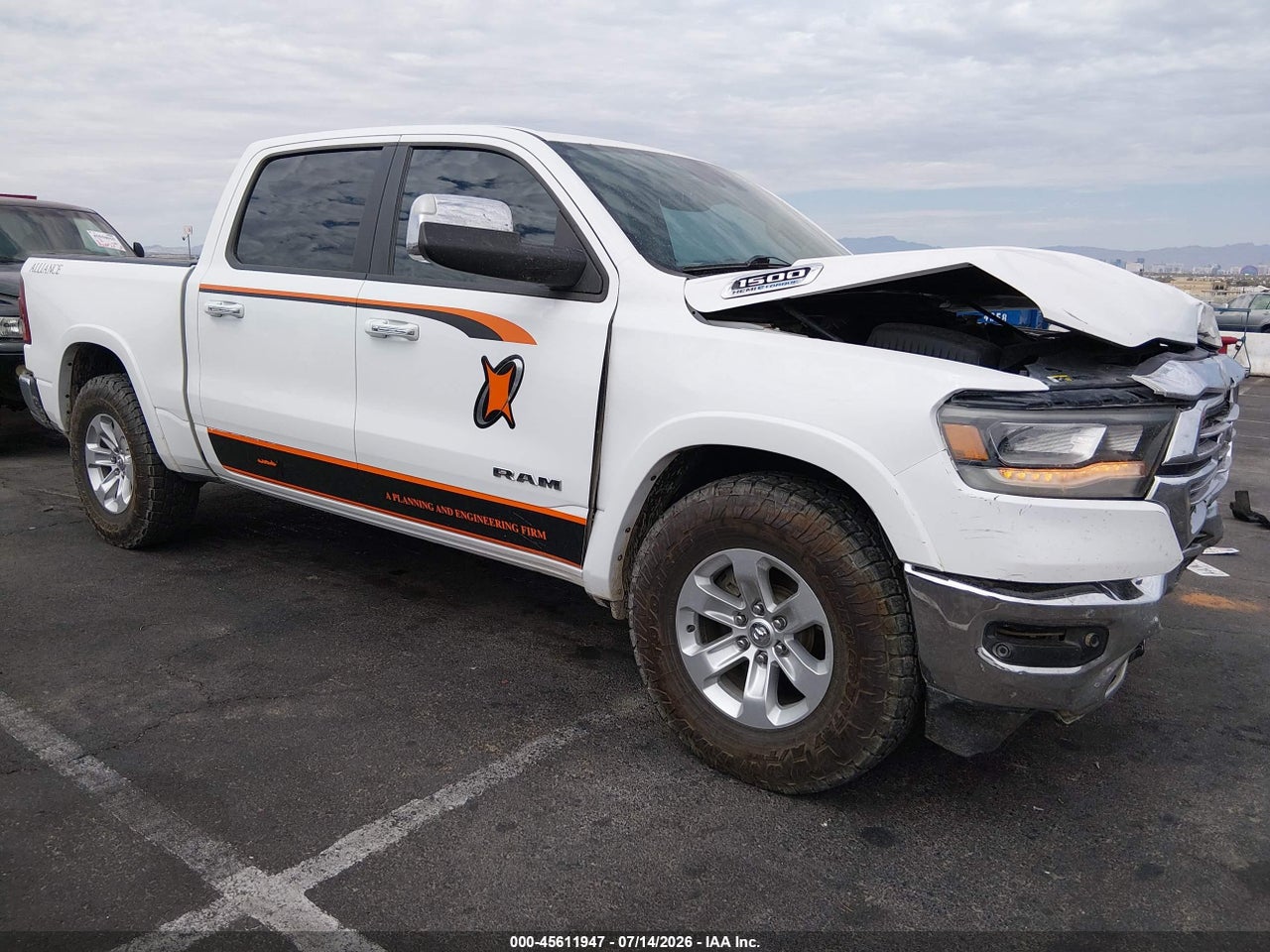 1C6SRFJT6MN****** · 2021 RAM 1500 LARAMIE  4X4 5'7 BOX