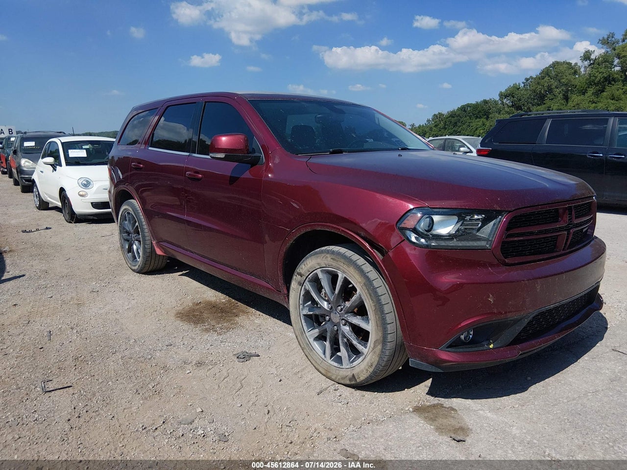 1C4RDJDG9HC****** · 2017 DODGE DURANGO GT AWD