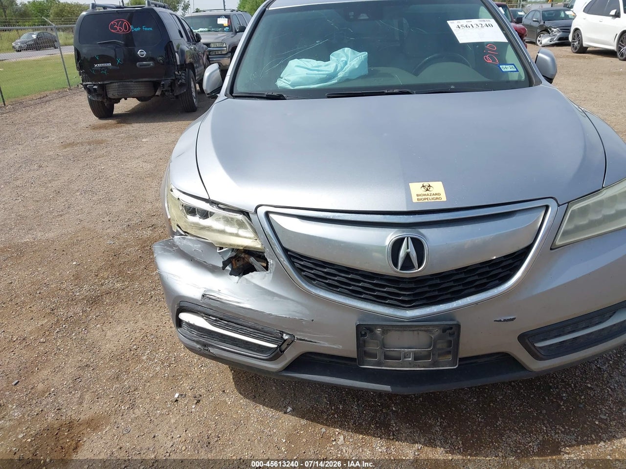 2016 ACURA MDX TECHNOLOGY   ACURAWATCH PLUS PACKAGES/TECHNOLOGY PACKAGE · 6/11