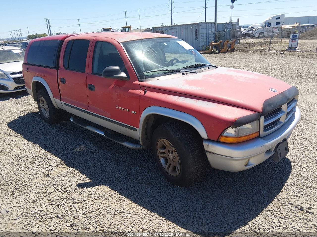 1B7HL48N42S****** · 2002 DODGE DAKOTA SLT