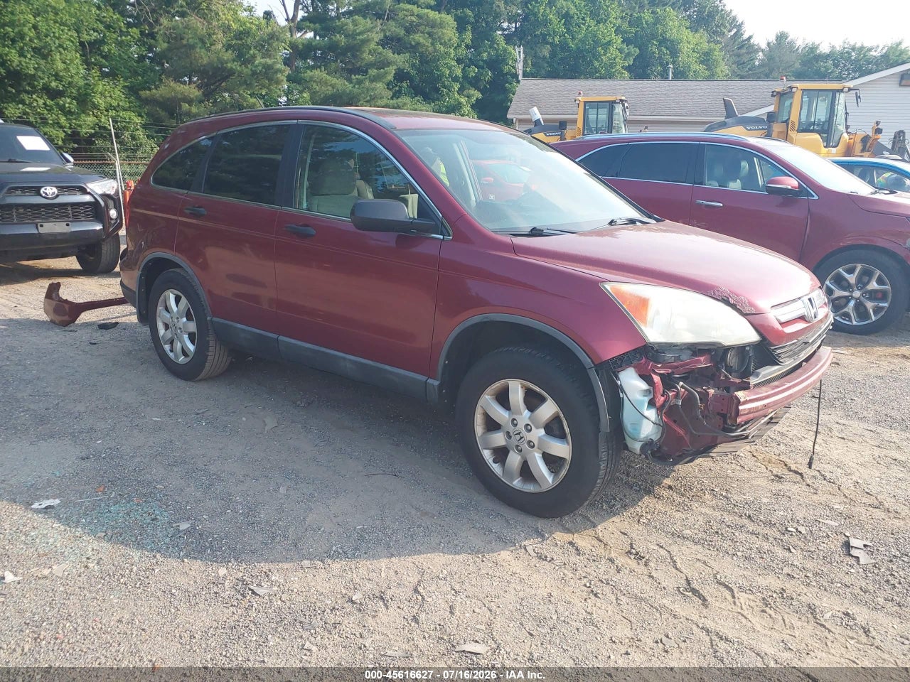 5J6RE38549L****** · 2009 HONDA CR-V EX