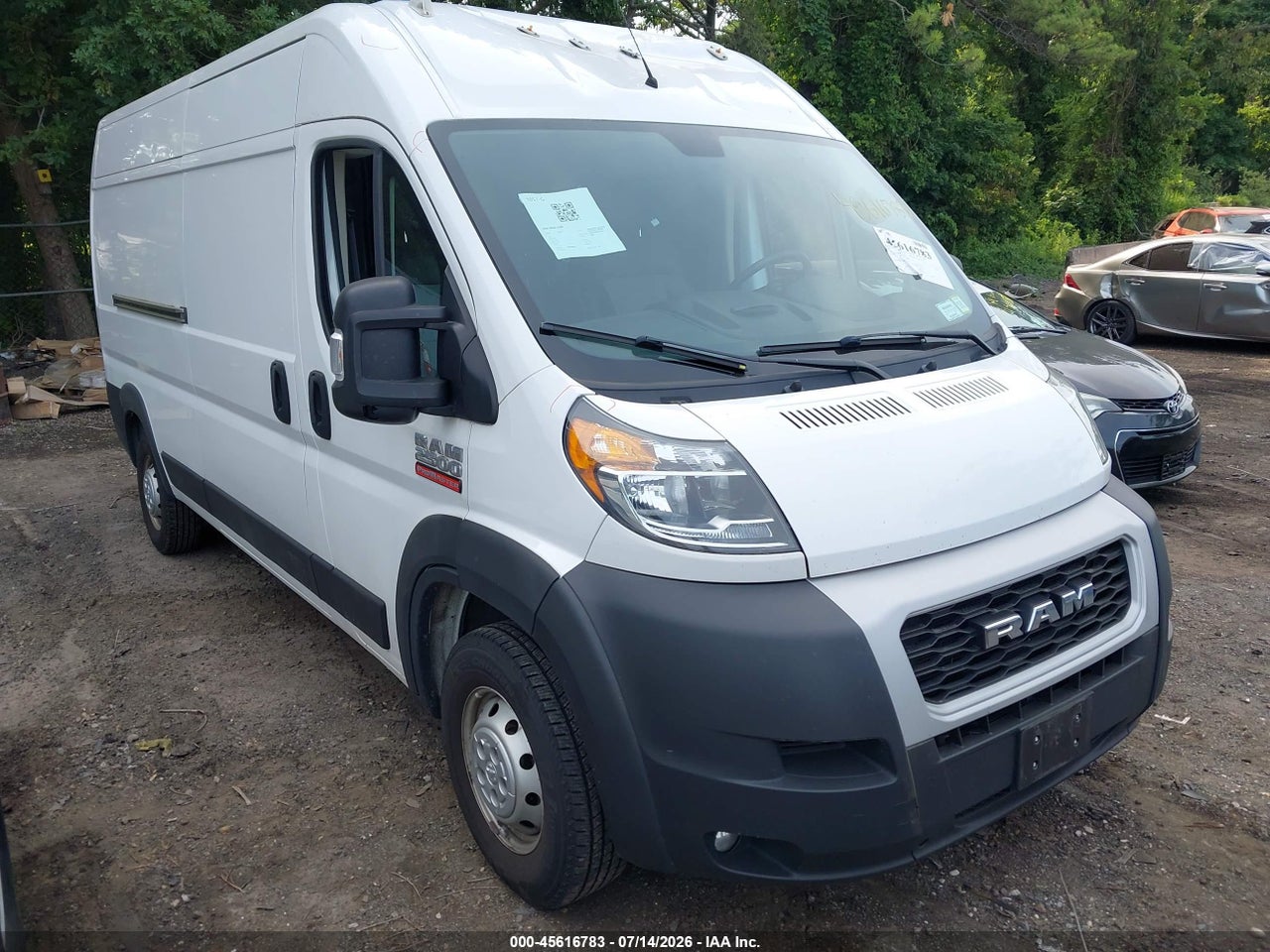3C6LRVDG9ME****** · 2021 RAM PROMASTER 2500 HIGH ROOF 159 WB