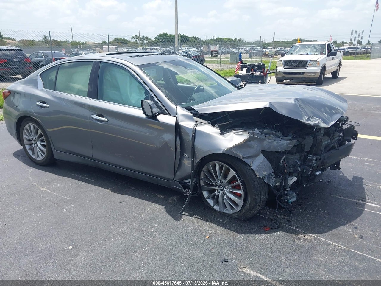 JN1EV7AP8KM****** · 2019 INFINITI Q50 3.0T LUXE