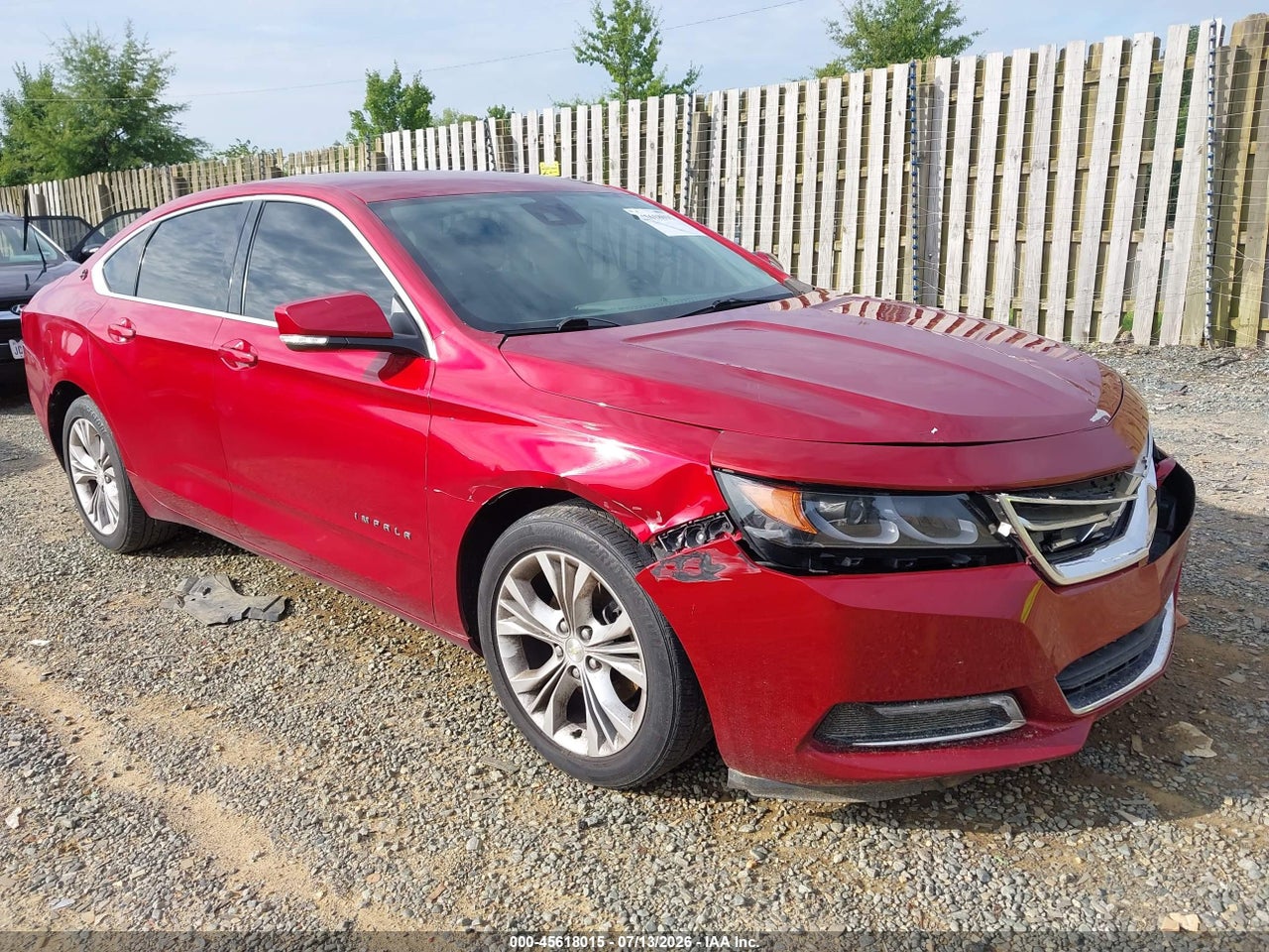 2G1125S32F9****** · 2015 CHEVROLET IMPALA 2LT