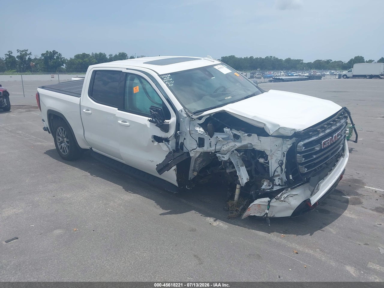 1GTP9EEL1MZ****** · 2021 GMC SIERRA 1500 4WD  SHORT BOX AT4