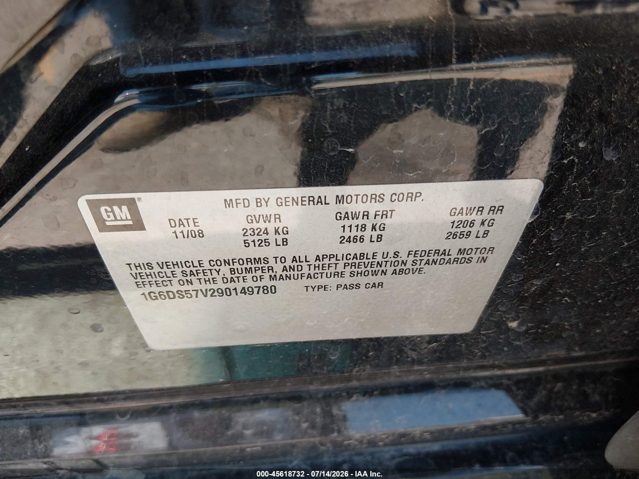 2009 CADILLAC CTS AWD W/1SB · 9/11