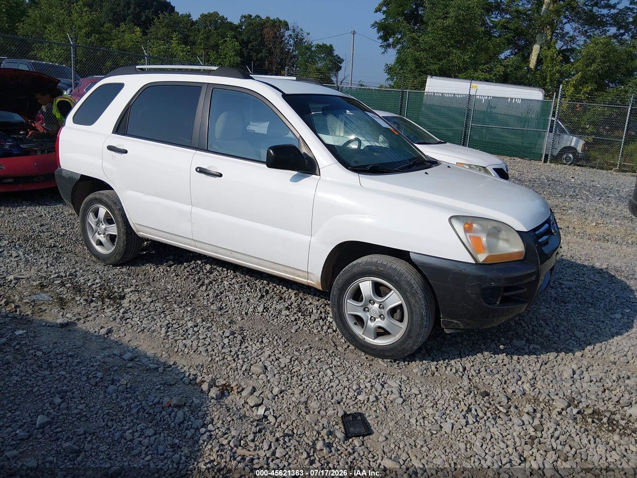 KNDJF724X77****** · 2007 KIA SPORTAGE LX