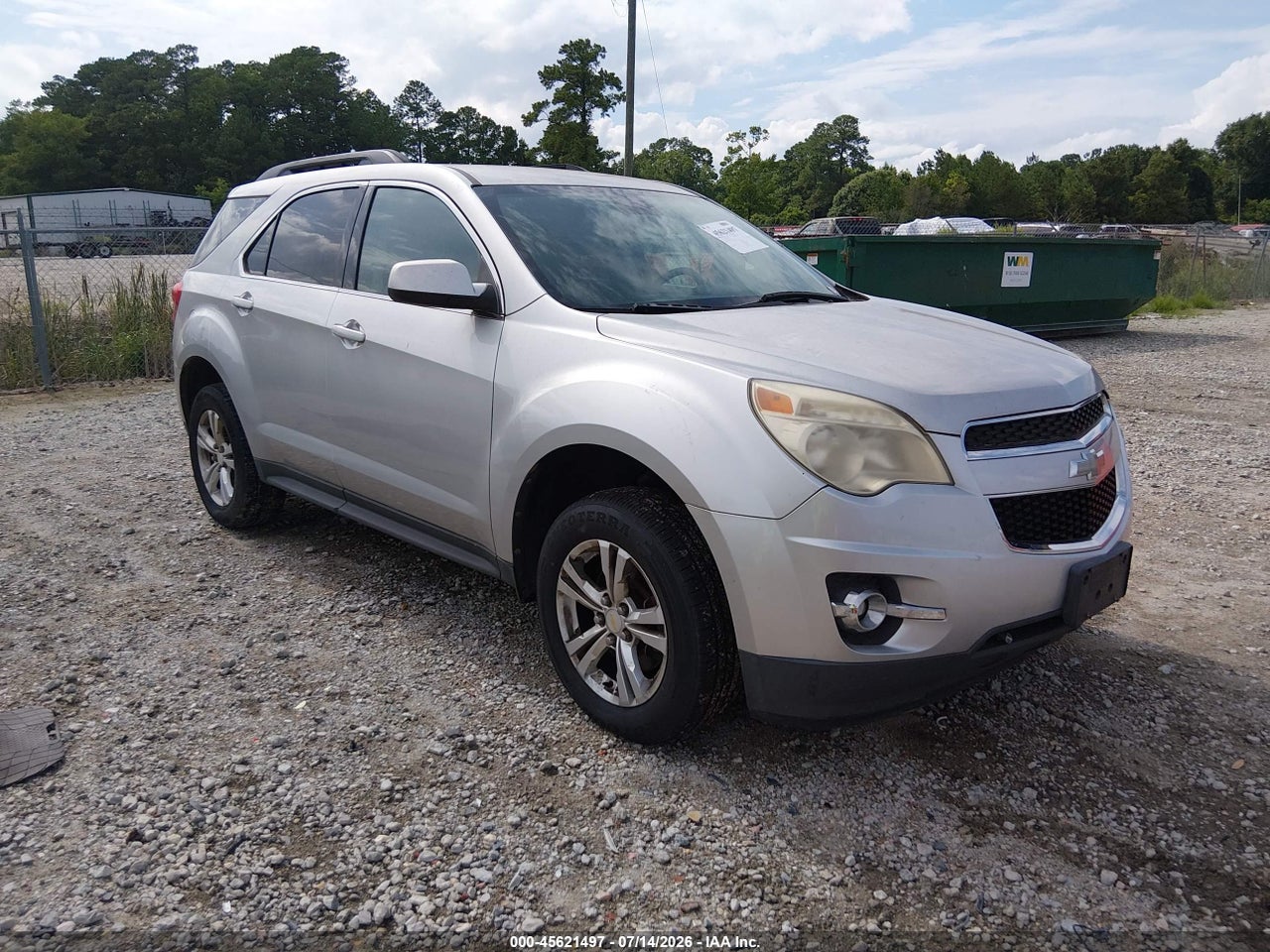 2GNALPEK9C6****** · 2012 CHEVROLET EQUINOX LT W/2LT