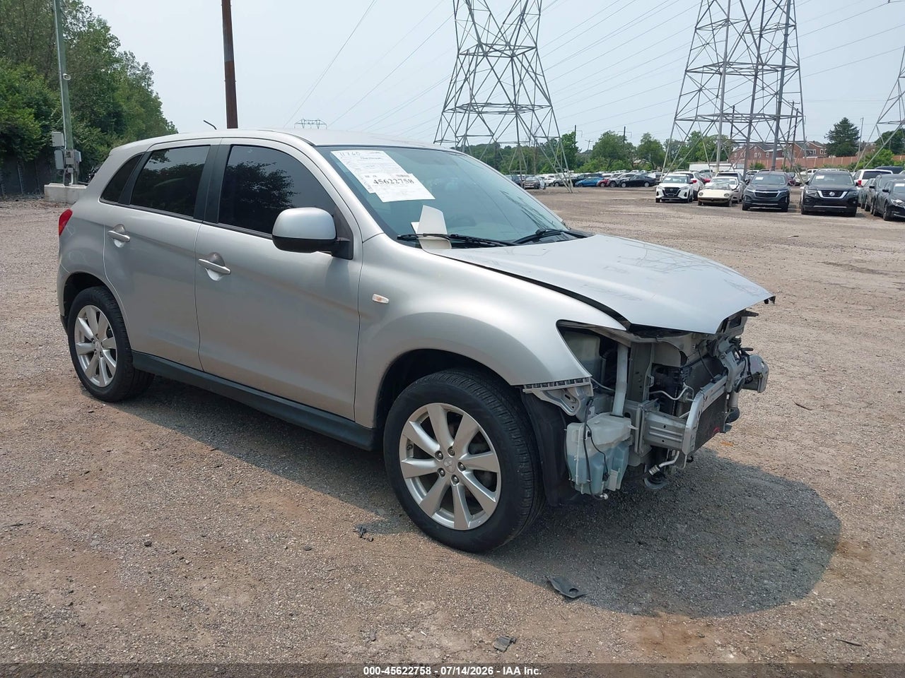 4A4AR3AU0EE****** · 2014 MITSUBISHI OUTLANDER SPORT ES