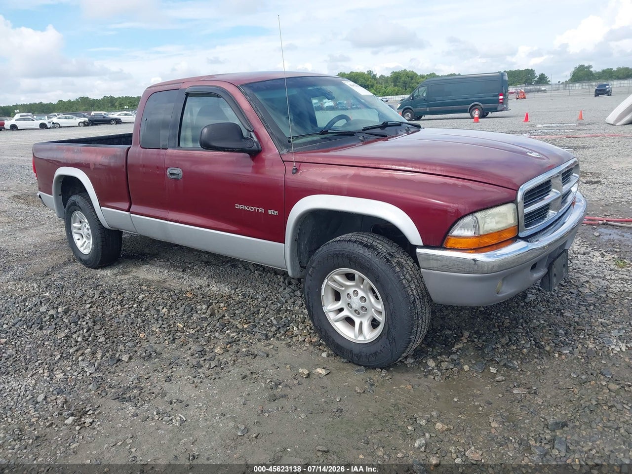 1B7GG22N21S****** · 2001 DODGE DAKOTA SLT/SPORT