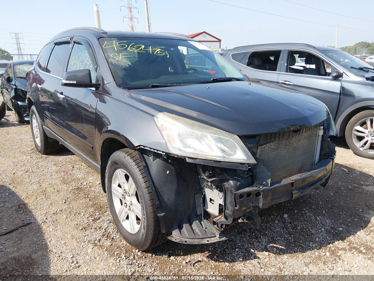1GNKRGKDXFJ****** · 2015 CHEVROLET TRAVERSE LT