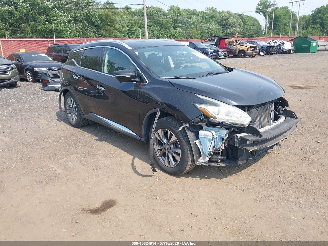 5N1AZ2MH3FN****** · 2015 NISSAN MURANO SL