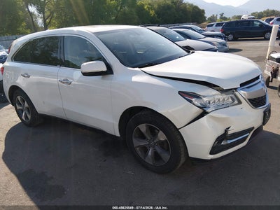 5FRYD4H23GB****** · 2016 ACURA MDX ACURAWATCH PLUS PACKAGE