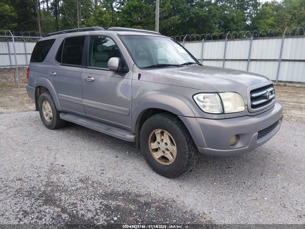 5TDZT38A41S****** · 2001 TOYOTA SEQUOIA LIMITED V8
