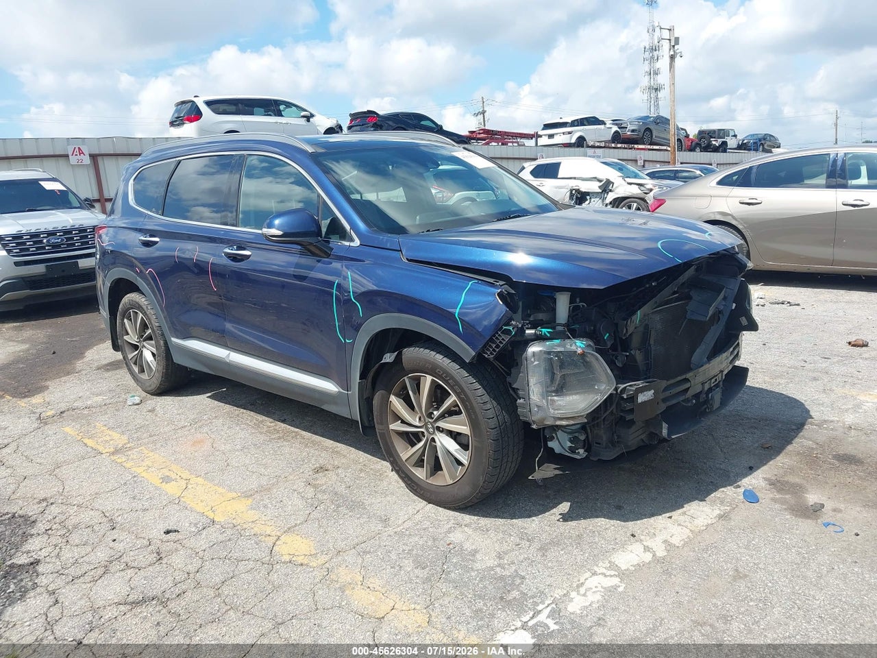 5NMS53AD8KH****** · 2019 HYUNDAI SANTA FE LIMITED