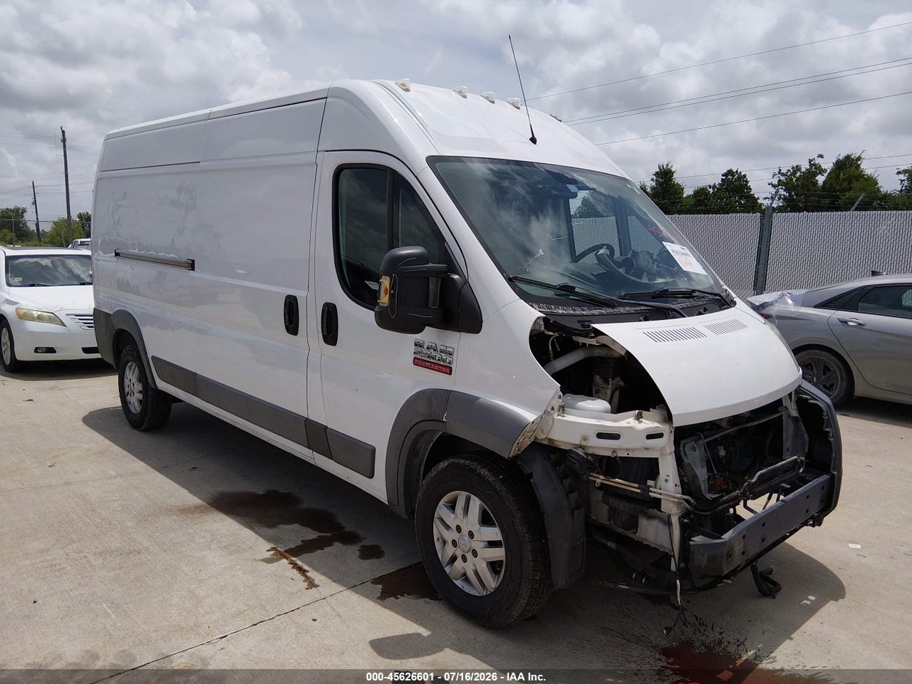 3C6TRVDG6GE****** · 2016 RAM PROMASTER 2500 HIGH ROOF