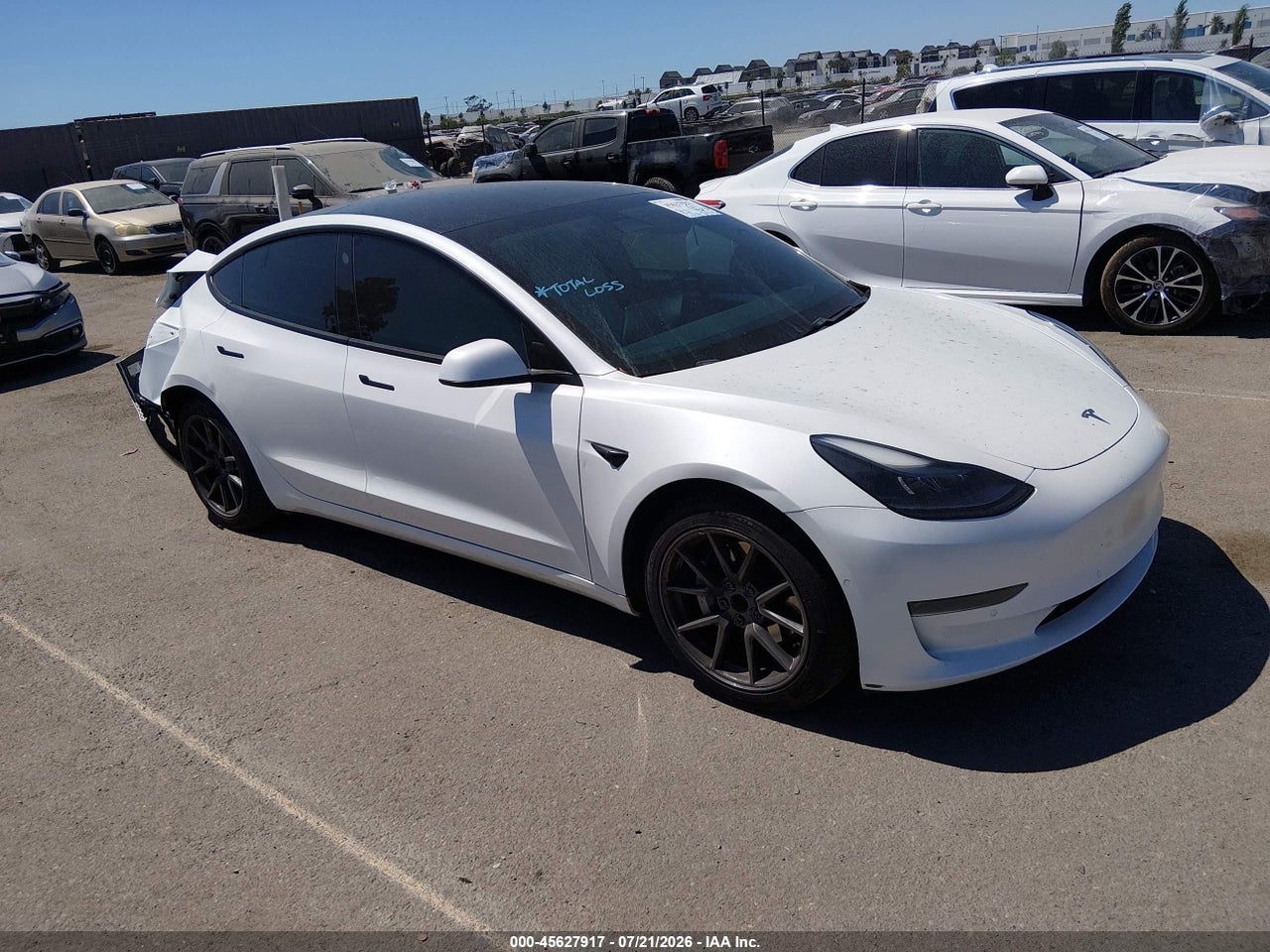 5YJ3E1EA2MF****** · 2021 TESLA MODEL 3 STANDARD RANGE PLUS REAR-WHEEL DRIVE