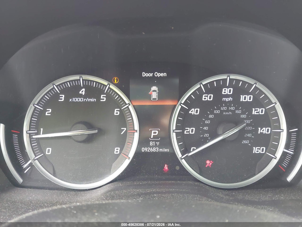 5FRYD4H28EB****** · 2014 ACURA MDX   · 7/11