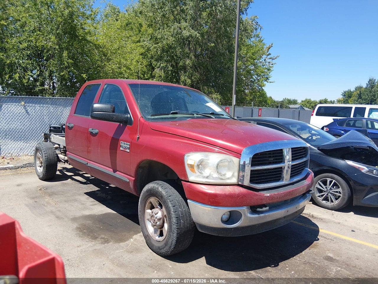 1D7KS28D77J****** · 2007 DODGE RAM 2500 SLT/SPORT
