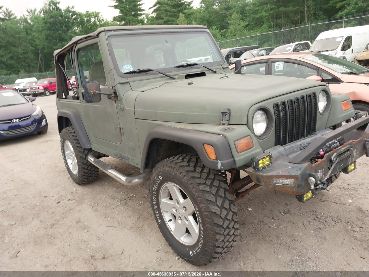 1J4FY29P2XP****** · 1999 JEEP WRANGLER SE