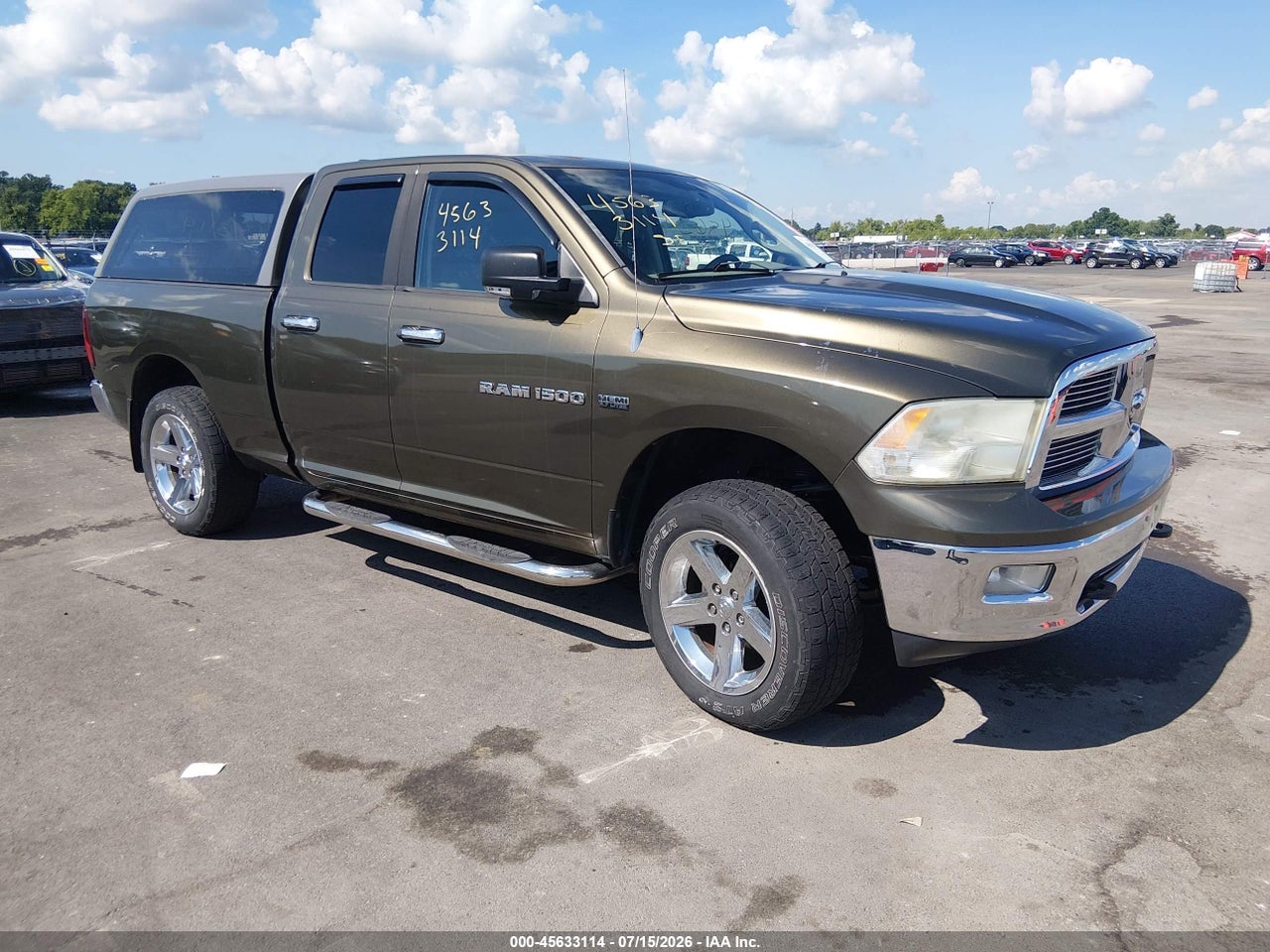 1C6RD7GT8CS****** · 2012 RAM 1500 BIG HORN