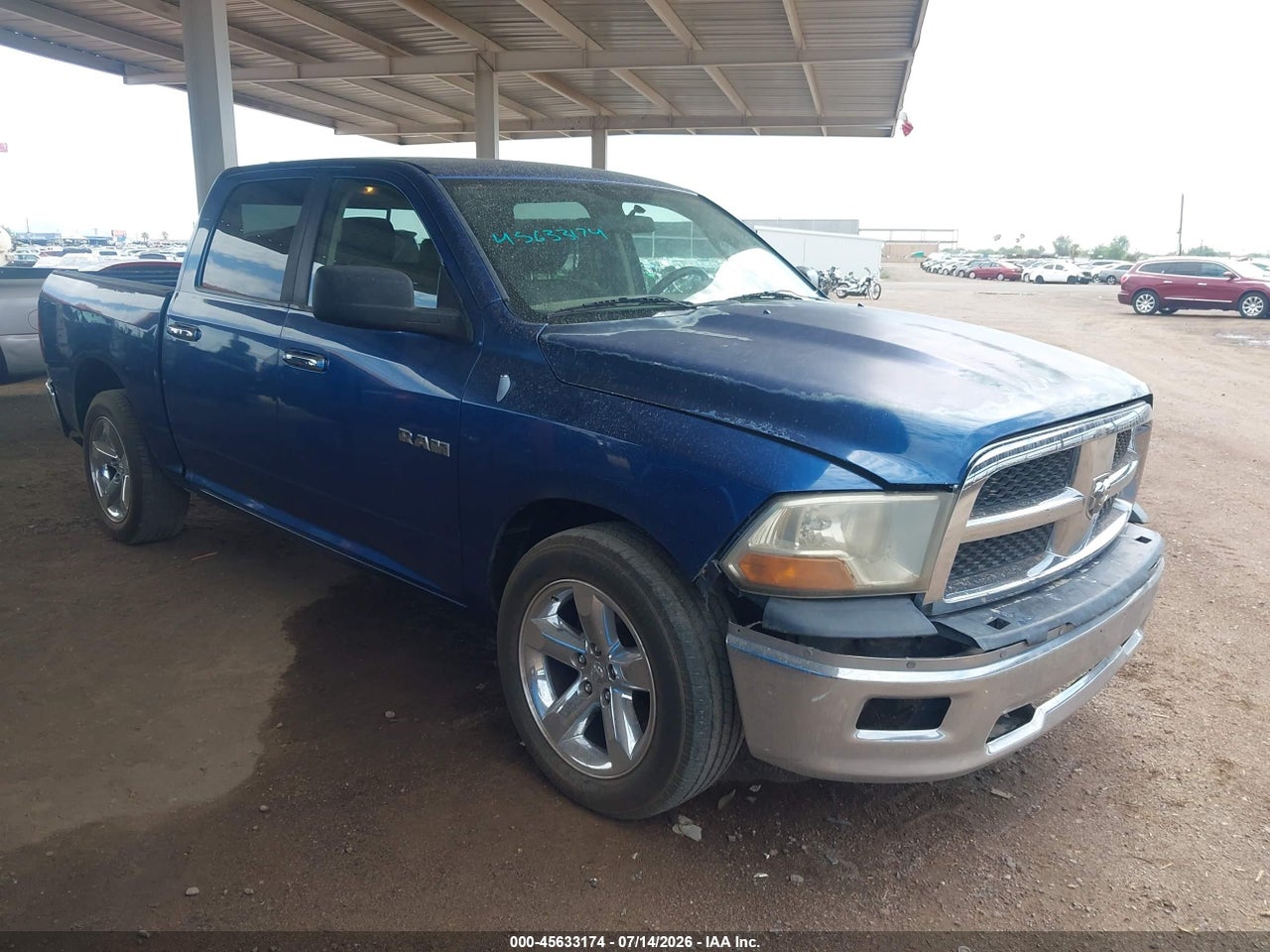 1D7RB1CP8AS****** · 2010 DODGE RAM 1500 SLT/SPORT/TRX