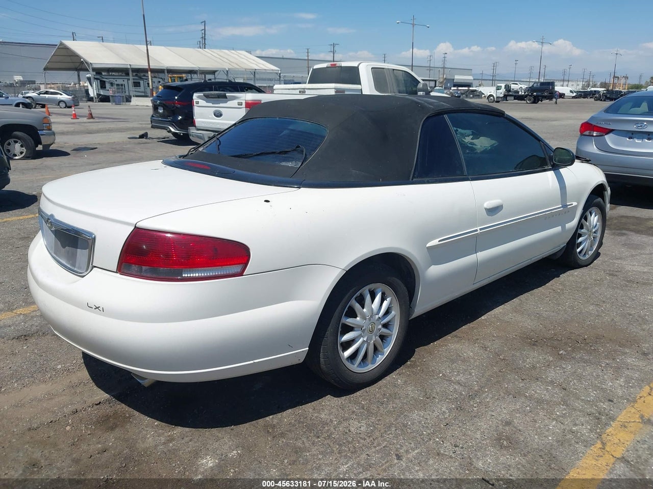 2001 CHRYSLER SEBRING LXI · 4/10