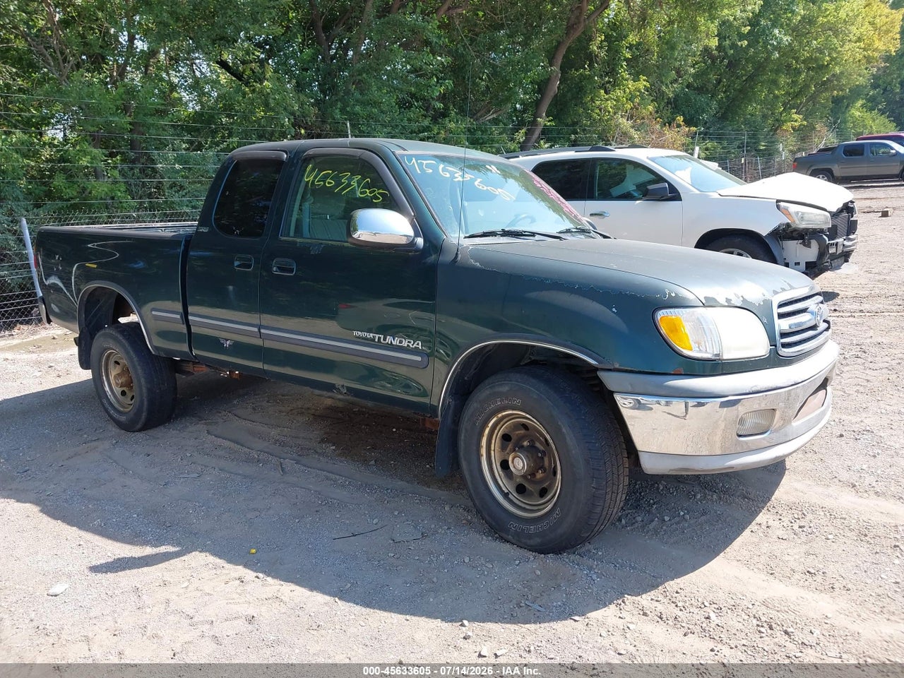 5TBBT4418YS****** · 2000 TOYOTA TUNDRA SR5 V8