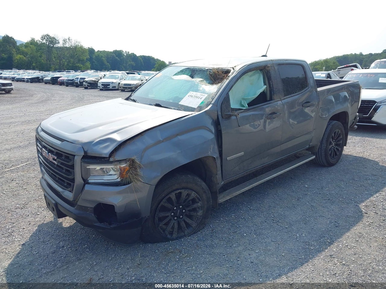 2021 GMC CANYON 2WD  SHORT BOX ELEVATION STANDARD · 2/11
